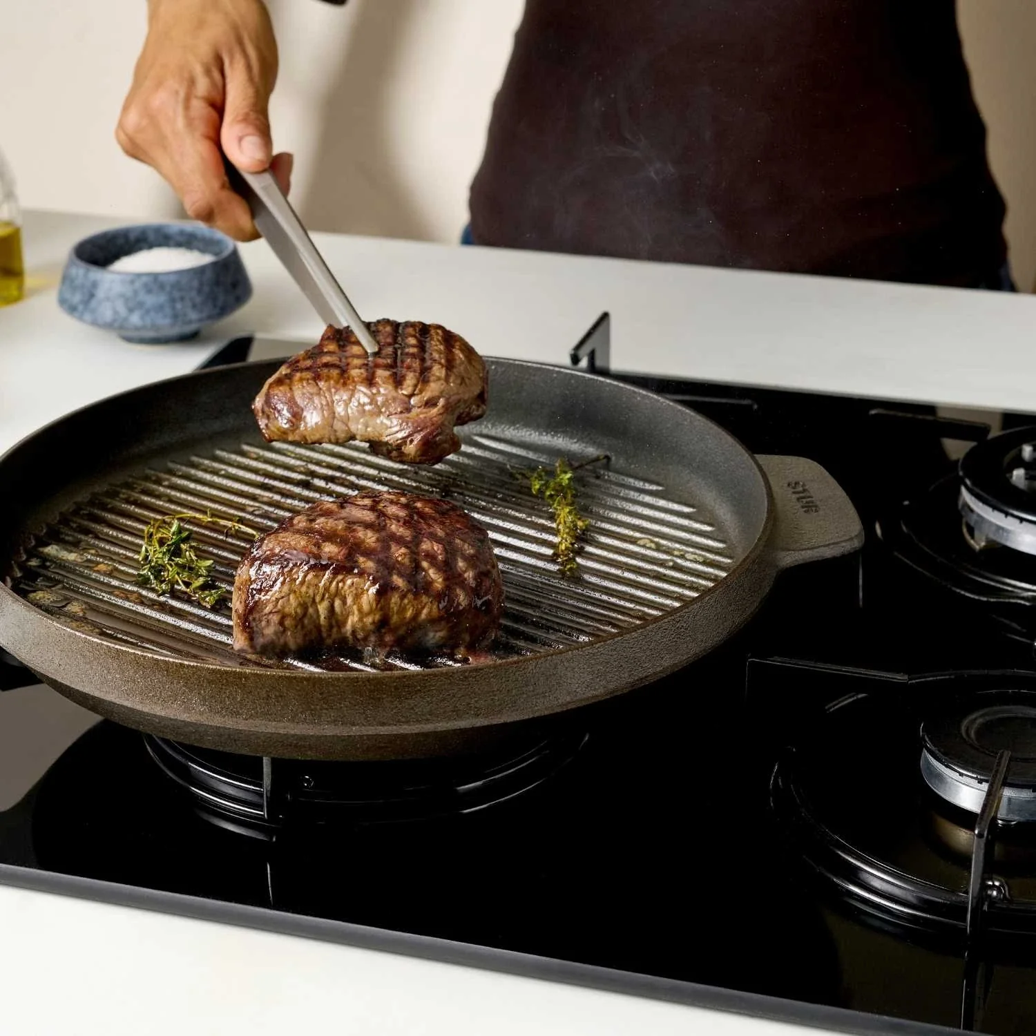 Grillpfanne Gusseisen 28 cm - Image 4