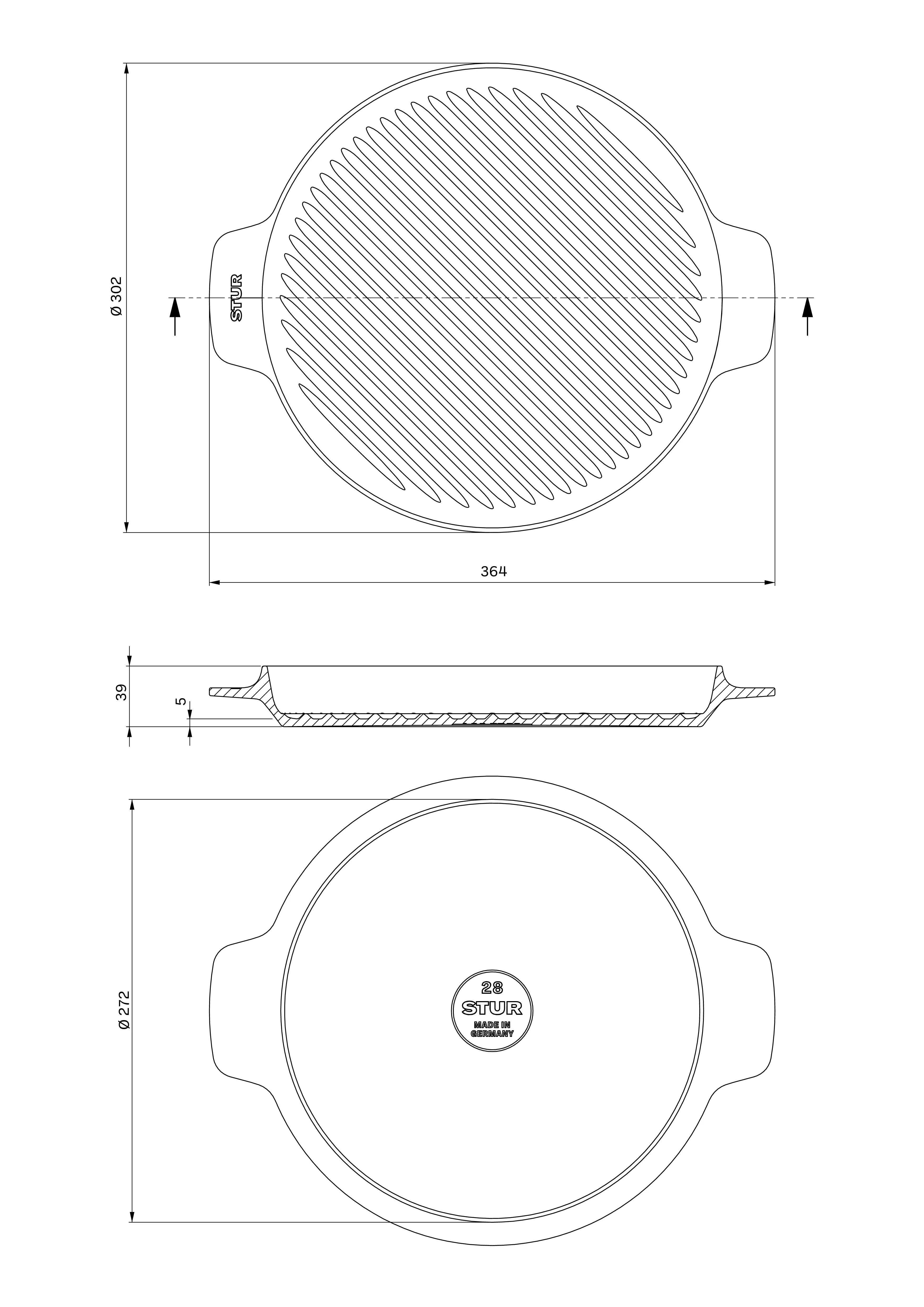 Grillpfanne Gusseisen 28 cm - Image 11