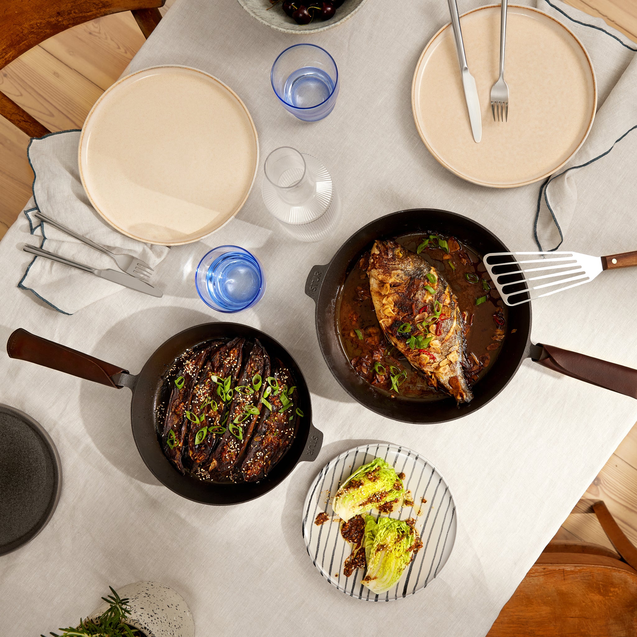 Trio - Gusseisenpfanne 20 cm + 24 cm + 28 cm - Image 13