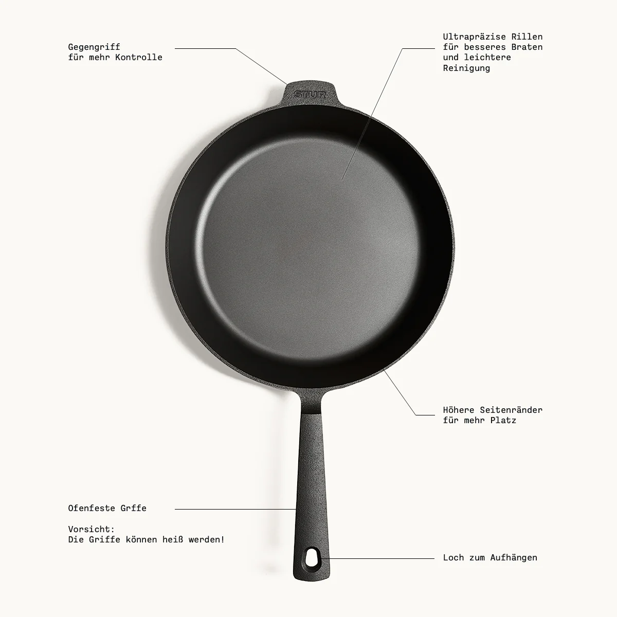 Gusseisenpfanne 28 cm - Image 5