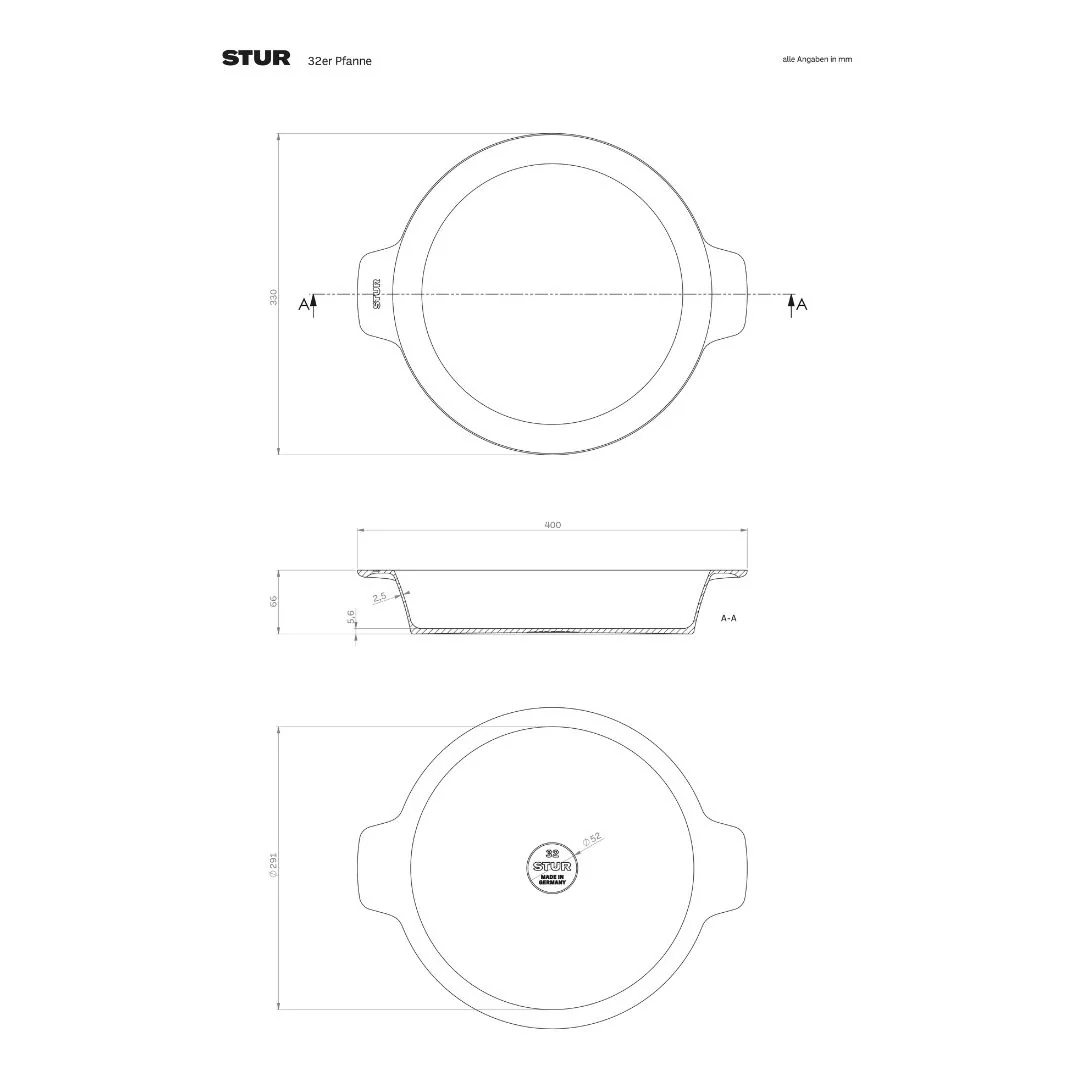 Gusseisenpfanne 32 cm - Image 9